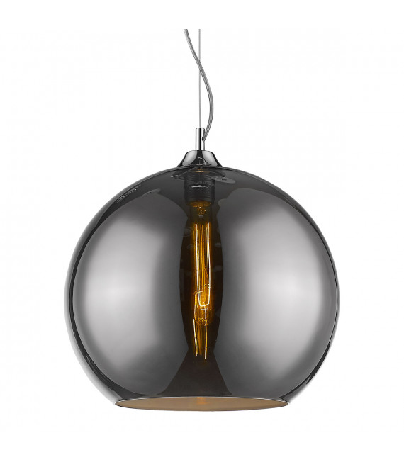 Lámpara colgante moderna Fixio Chrome, negro