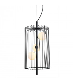 Moderne Pendelleuchte Hayden Black