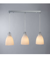 Modern pendant Leonardo Chrome 3 bulbs