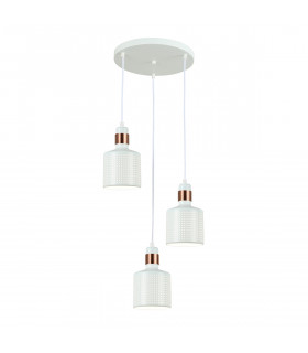 Modern suspension Restenza white aluminum