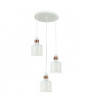 Modern suspension Restenza white aluminum