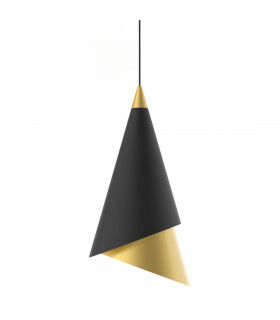 Moderne Pendelleuchte Raalto Black, Gold