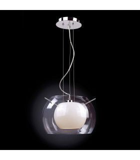 Moderne Pendelleuchte Koma Chrome