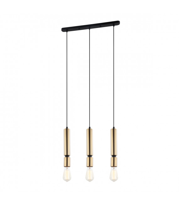 Suspension moderne Torla Noir en acier