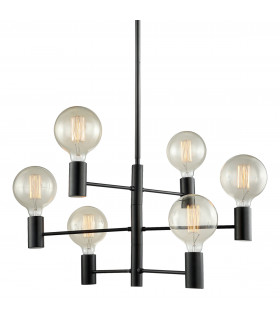 Modern hanging lamp Veva Black