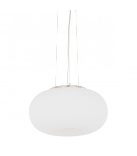 Moderne Pendelleuchte Ufo weiß