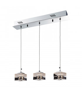 Moderna lampada a sospensione Cubric Chrome