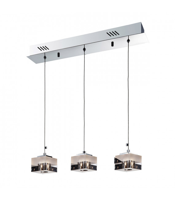 Moderne Pendelleuchte Cubric Chrome
