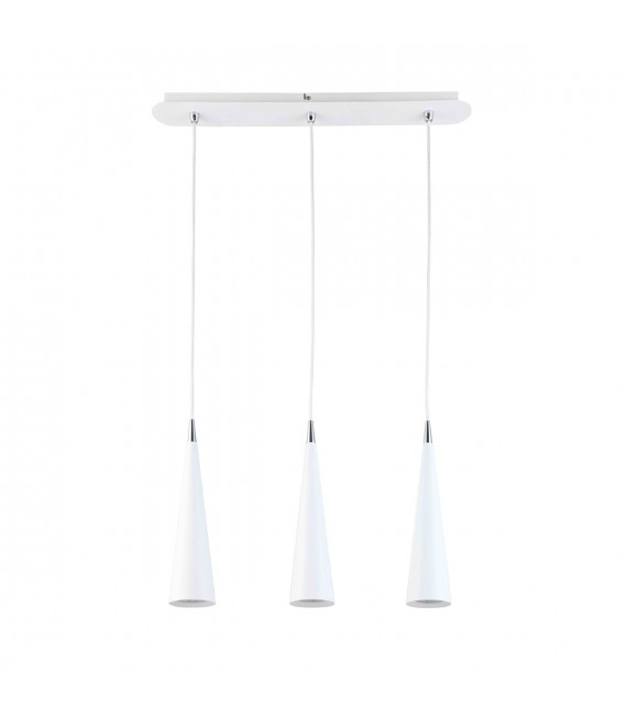 Modern pendant light Pietro WH white 3 bulbs