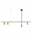 Modern pendant light Belmonte Black, brass