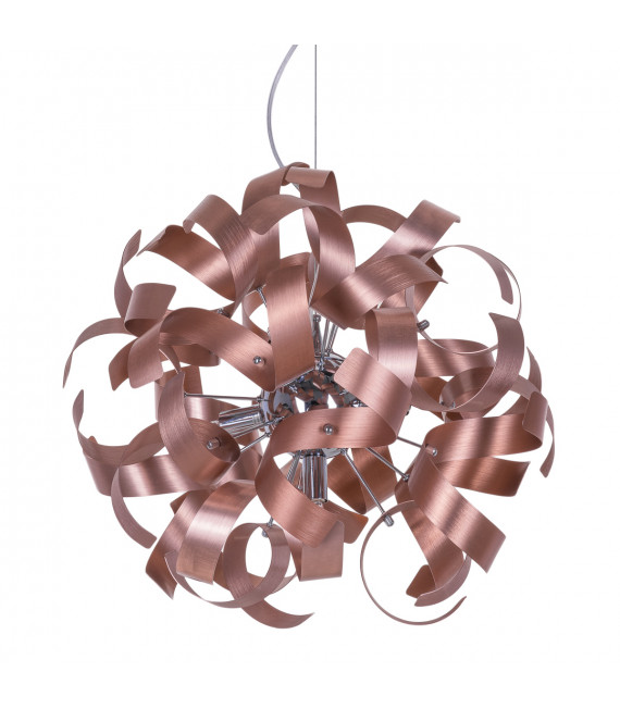 Suspension moderne Carrick Cuivre