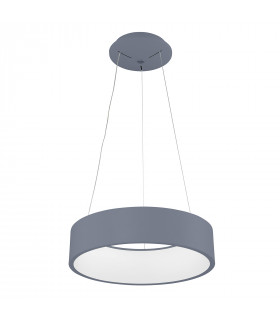 Moderne Pendelleuchte Chiara grau
