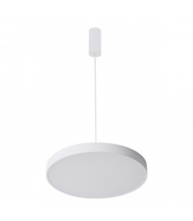 Suspension moderne Orbital Blanc sable