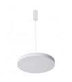 Suspension moderne Orbital Blanc sable