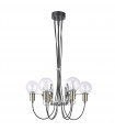 Suspension moderne Gianni Bronze antique, noir