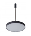 Suspension moderne Orbital Noir sablé