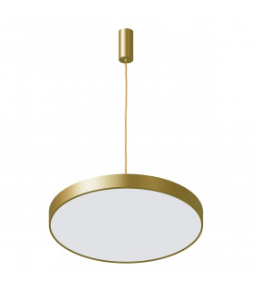 Suspension moderne Orbital Sablé doré