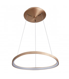 Moderne Pendelleuchte Morfi Gebürstetes Gold