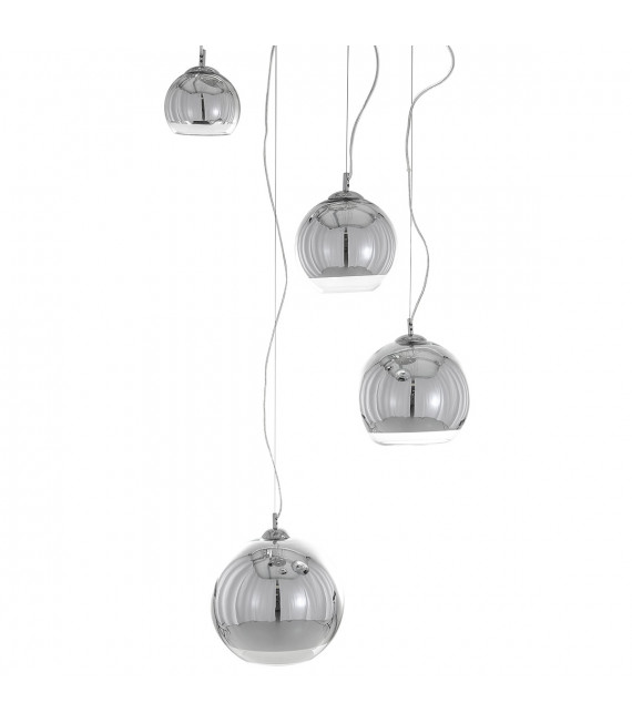 Moderne Pendelleuchte Laurent Chrome