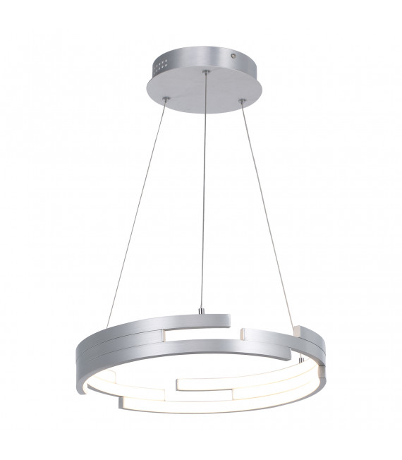 Moderna lampada a sospensione Velar Argento ossidato