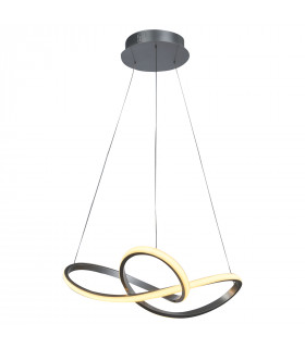 Vita modern hanging lamp silver