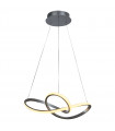 Vita modern hanging lamp silver