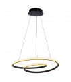 Modern hanging lamp Capita Black