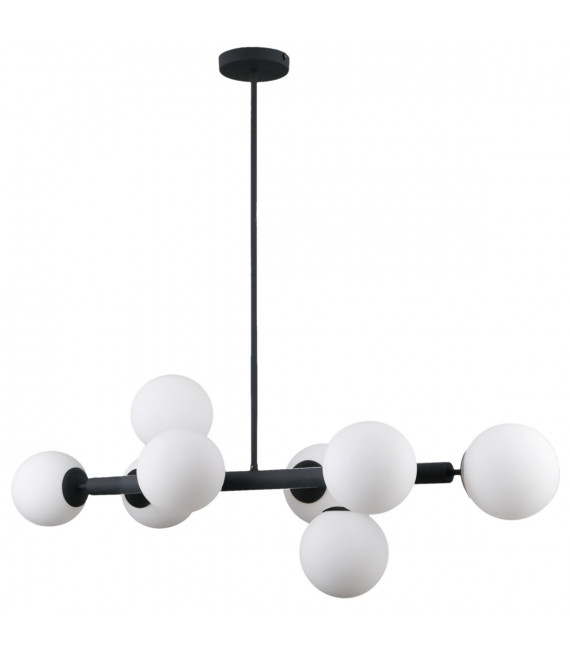 Suspension moderne Raddi Noir et blanc