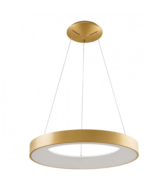 Suspension Giulia Brushed gold and white