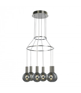 Moderne Pendelleuchte Aria Chrome
