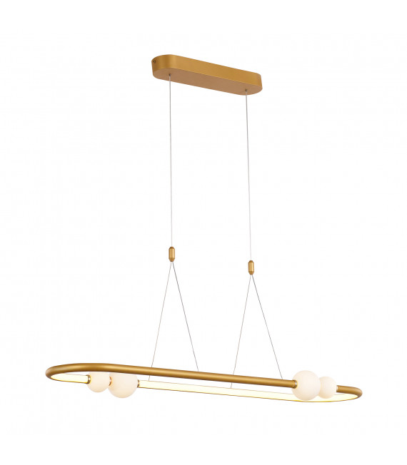 Modern pendant lamp Lozanna Antique bronze, height 120 Cm
