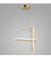 Suspension moderne Cerrila en. Aluminium et acrylique