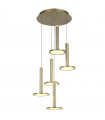 Modern pendant lamp Oliver in aluminum