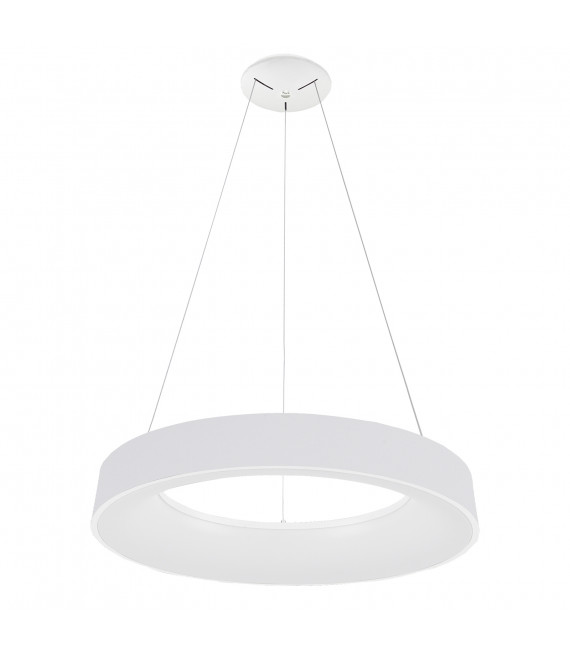Modern suspension Giulia white in acrylic