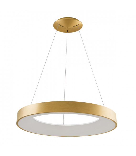 Modern suspension Giulia Brushed gold and white