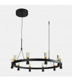 Acrylic suspension Almelo Black, gold