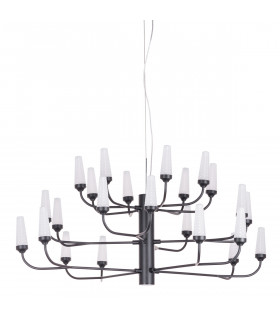 Moderne Pendelleuchte Razor Black