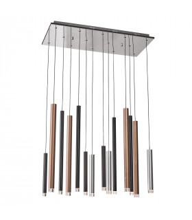Modern hanging lamp Reyna Chrome