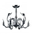Modern Pendant Lamp Swan Chrome 12 Bulbs