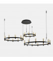 Almelo metal pendant lamp Black, gold