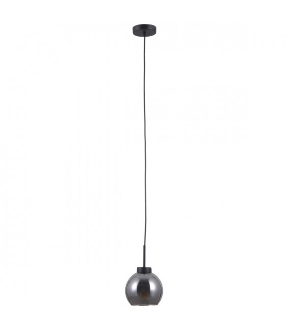 Lampada a sospensione scandinava Poggi Nero opaco