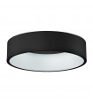 Modern ceiling lamp Chiara Black, aluminum