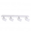 Spot moderne Lumen blanc 4 ampoules