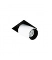 Technical and modern recessed ceiling light Novum Trimless Single 3000K White black