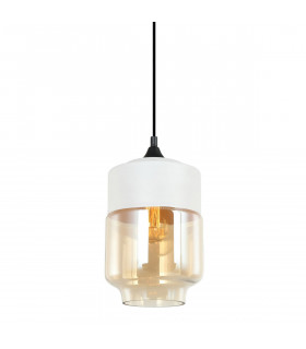 Suspension moderne Molina Noir 1 ampoule en acier