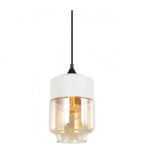 Suspension moderne Molina Noir 1 ampoule en acier