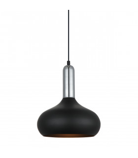 Moderna lampada a sospensione Quesmo Nera