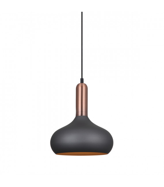 Modern hanging lamp Quesmo Grey, copper