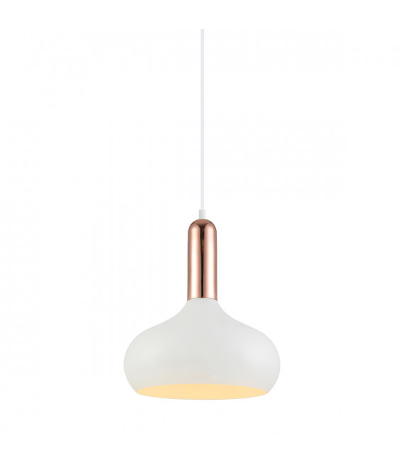 Moderne Pendelleuchte Quesmo White, Kupfer