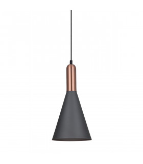 Modern pendant lamp Khaleo Grey, copper